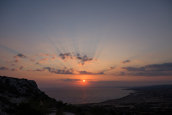 Sunset at Cavo Greco